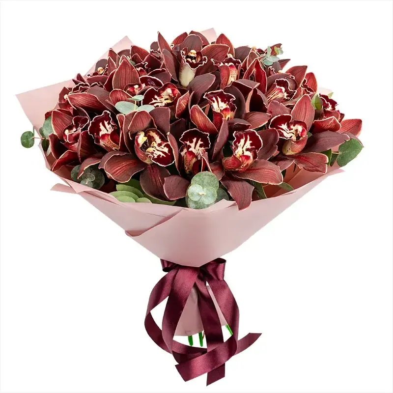 Букет из орхидей «Завив мечты»